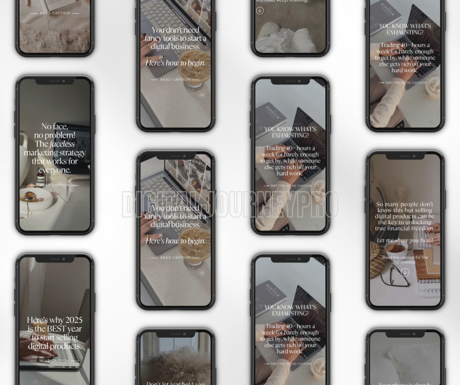 100 Faceless Instagram Reels w/ Done For You Hooks & Captions