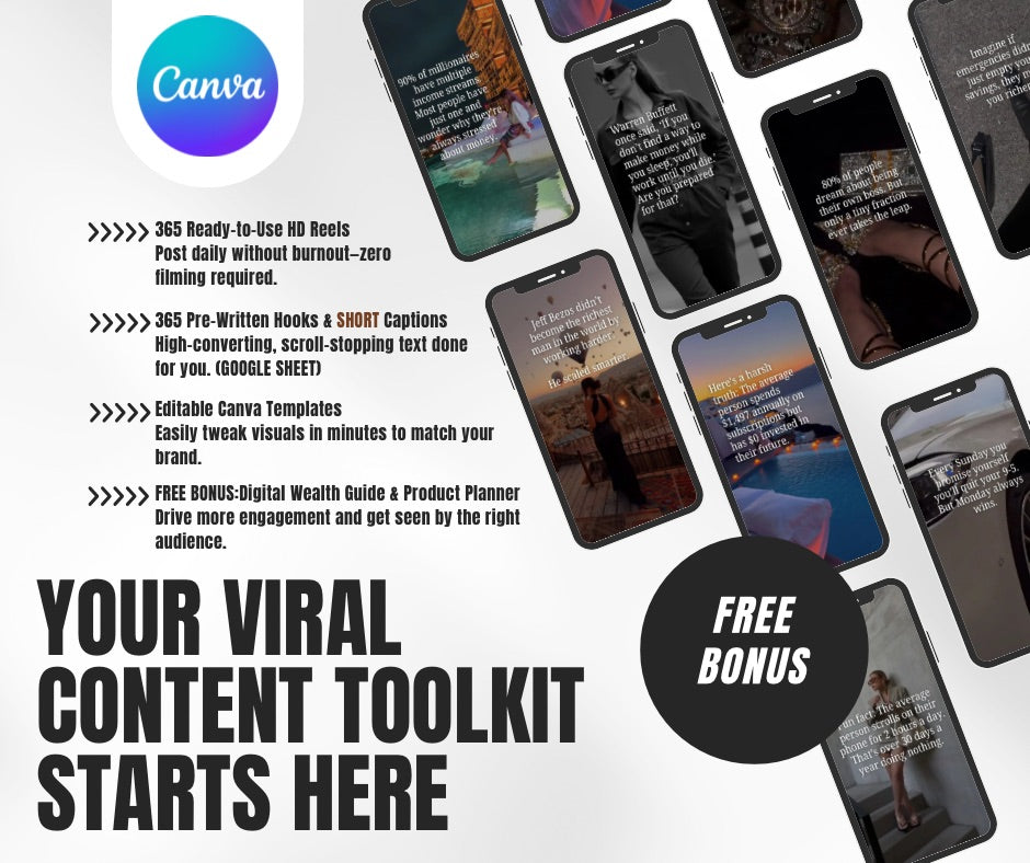 365 Plug & Play Reels + Short-Form Captions Bundle