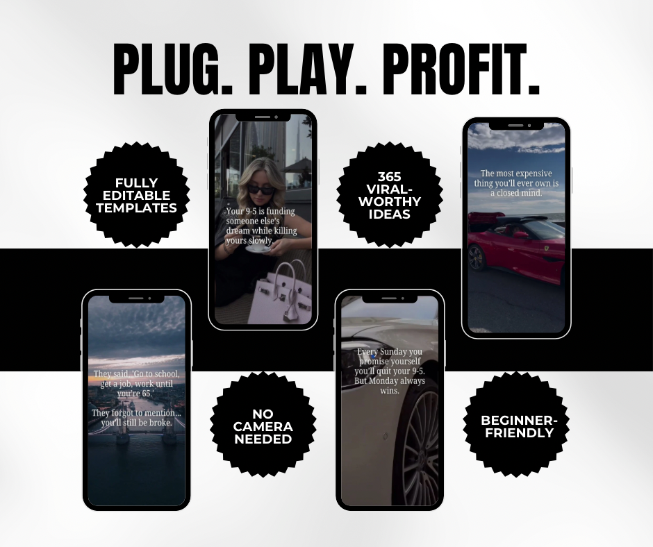 365 Plug & Play Reels + Short-Form Captions Bundle
